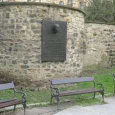 Pamětní deska Ferdinanda Blumentritta v ulici Na Valech v Litoměřicích