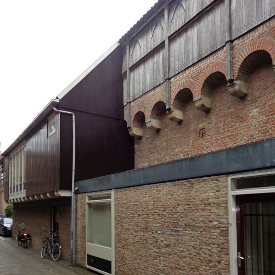 Resten van de middeleeuwse stadsmuur