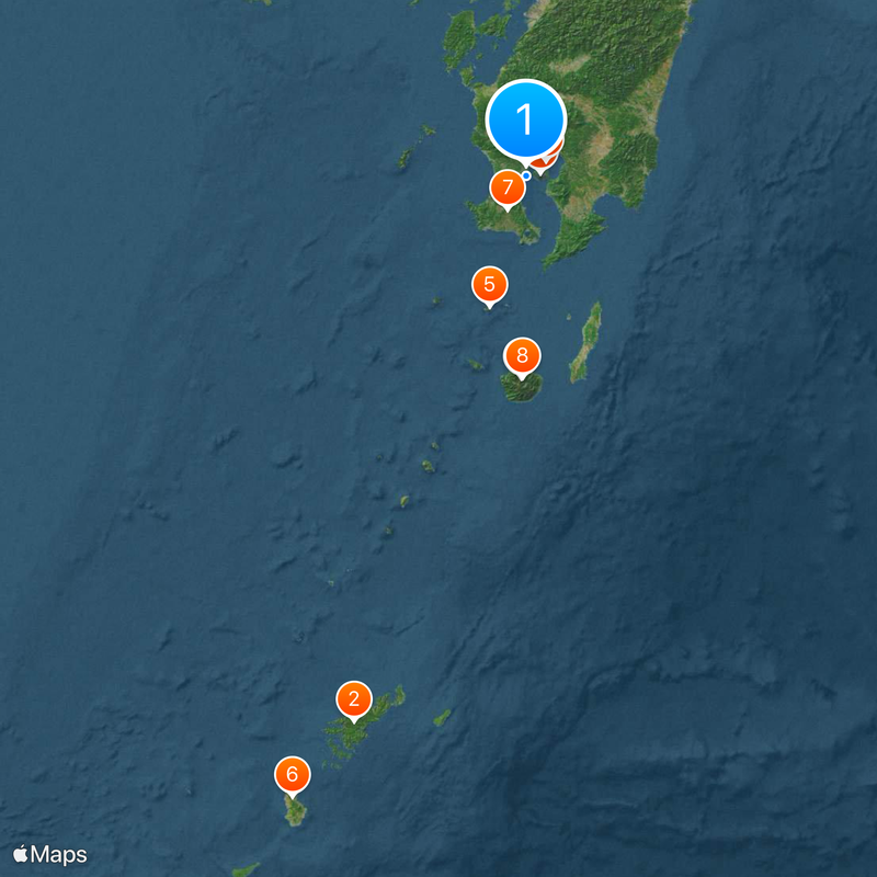 Kagoshima Prefecture Map