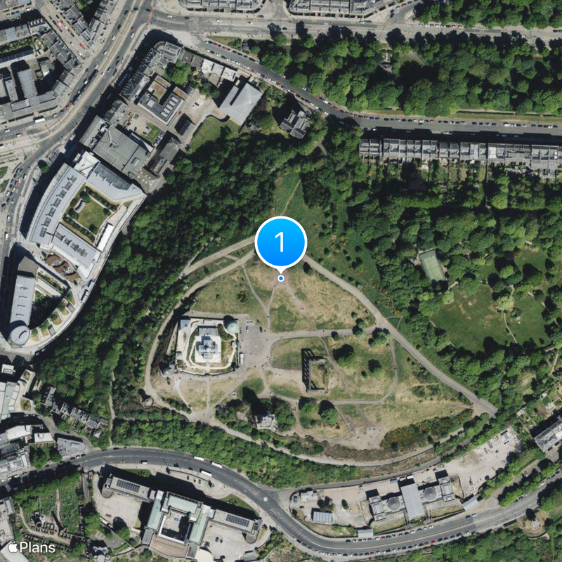 Calton Hill Mapa