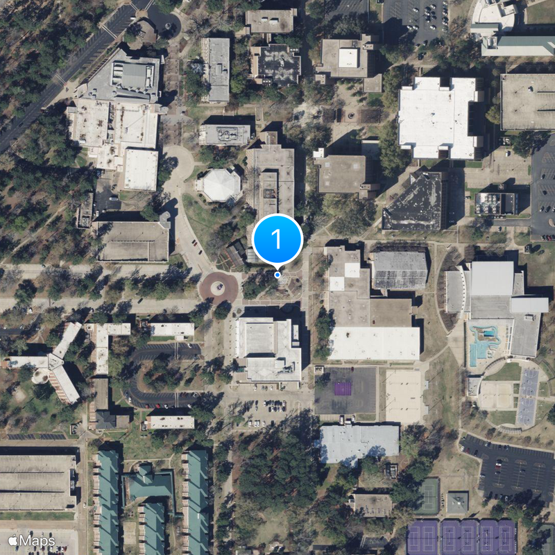 Stephen F. Austin State University Map