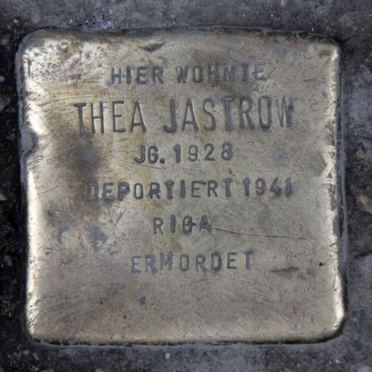 Stolperstein em memória de Thea Jastrow