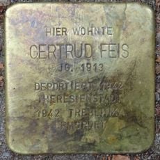 Stolperstein dedicated to Gertrud Feis