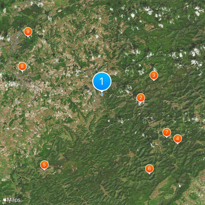 Landkreis Südwestpfalz Mapa