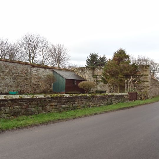 Garden Wall To East Of Hauxley Hall With Attached Summerhouse