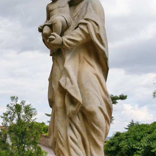 Nitriansky hrad, socha vi. -kópia