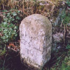 Milestone At Junction With A59