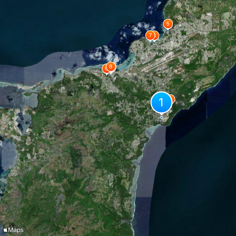University of Guam Map