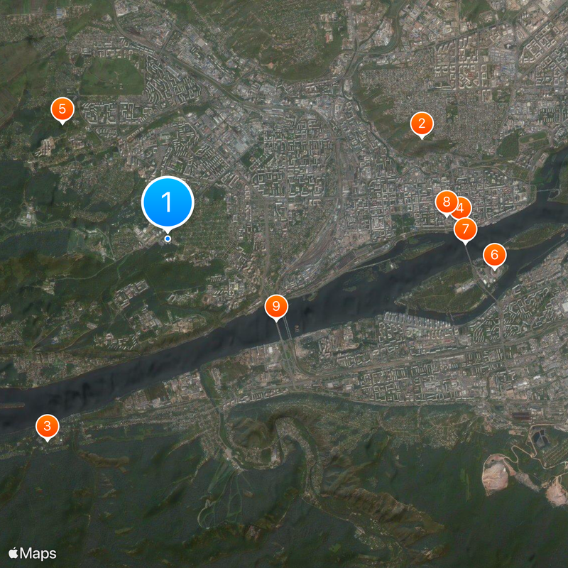 Siberian Federal University Map