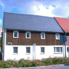 Wohnhaus (Obergeschoss Fachwerk) Waldstraße 1