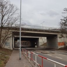 Most rampy A přes Vrbovu ulici