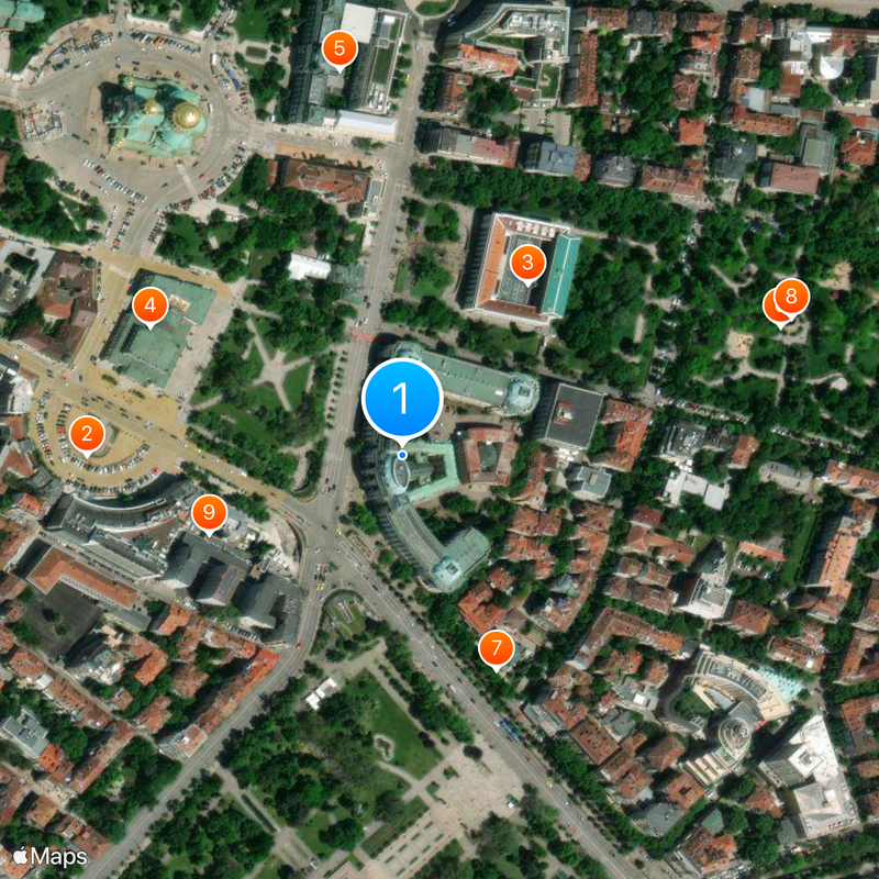 Sofia University Map