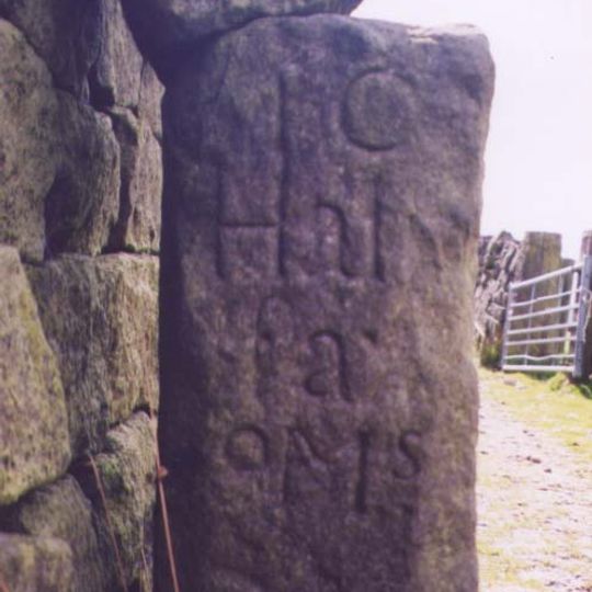 Milestone 100 Metres To South West Of Shepherds Rest Public House On Packhorse Track At Ngr Sd 943230
