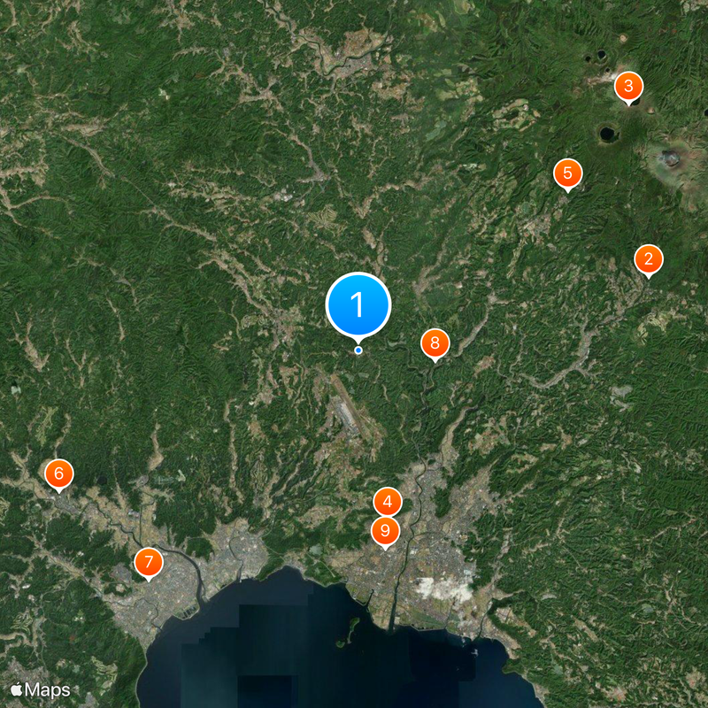 Kareigawa Station Map