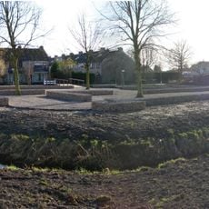 Terrein waarin aanleg en overblijfselen van het slot Maelstede