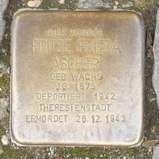 Stolperstein en memoria de Fritze (Frieda) Ascher