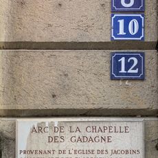 Arc de la Chapelle des Gadagne