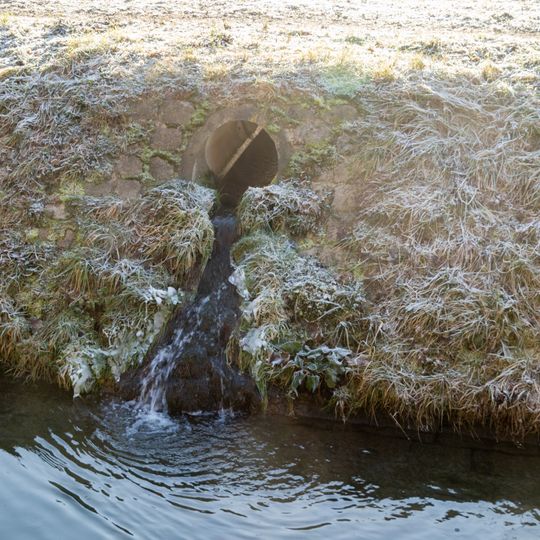 Bacheinlauf in den Pilsach-Leitgrabens bei Labersricht