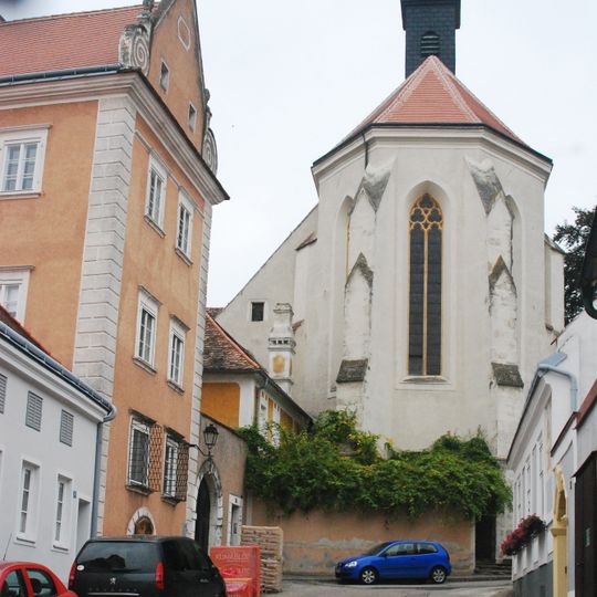 Retz Stadt Dominikanerkloster mit Kirche Maria Himmelfahrt
