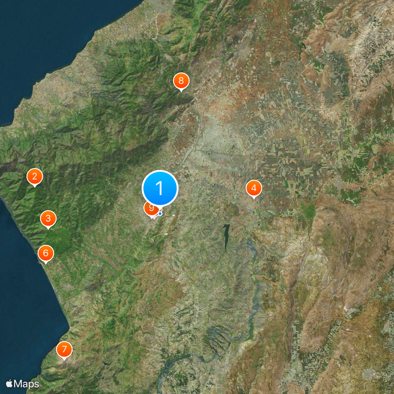 Kościół św. Piotra w Antiochii Mapa
