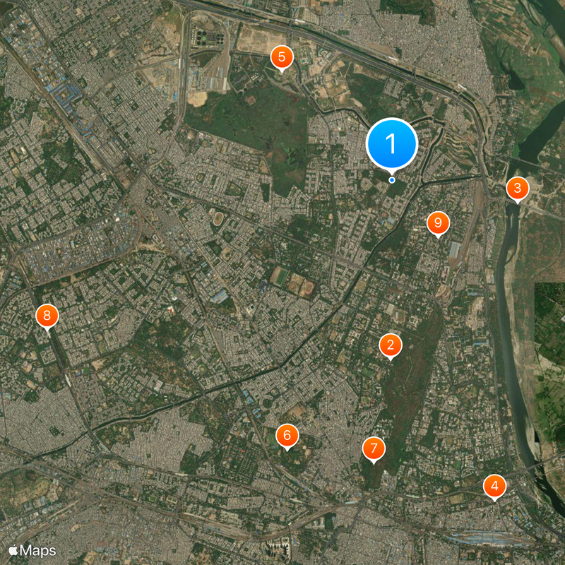 Mukherjee Nagar Map