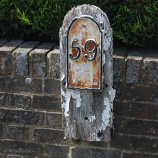Milepost, NW of Stone Cross