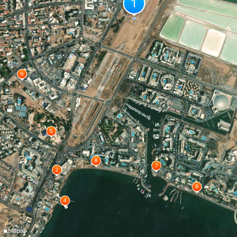 Eilat Airport Map