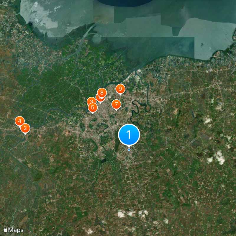 Suratthani Rajabhat University Map