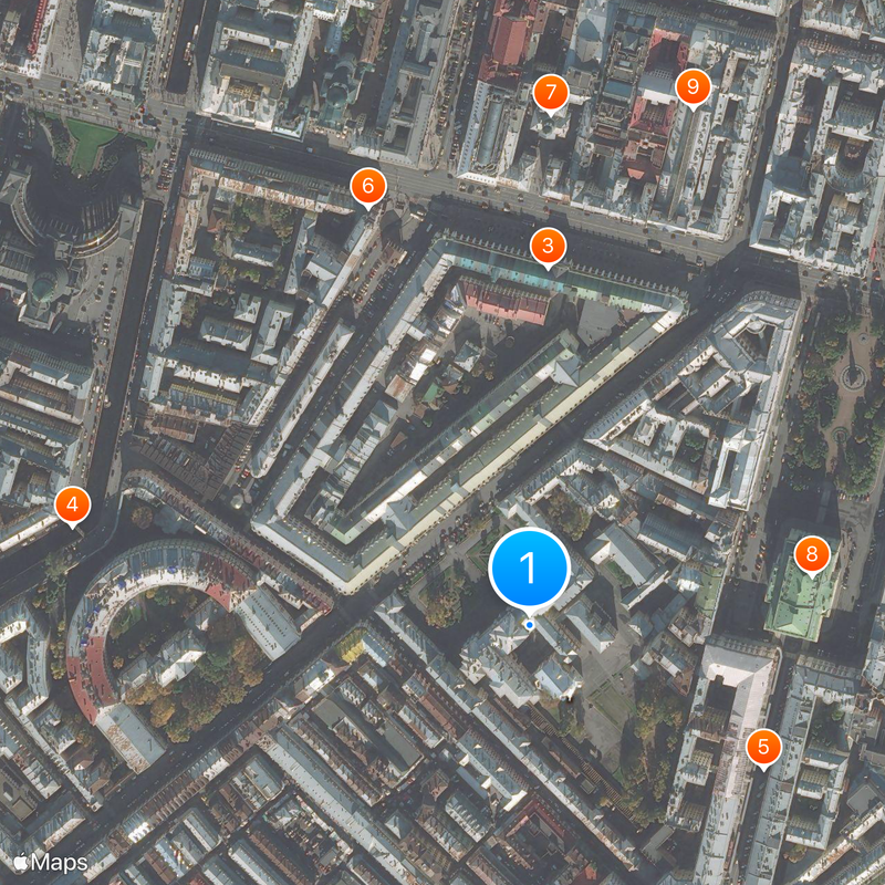 Vorontsov Palace Mapa