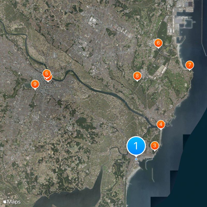 Ōarai Seaside Station Map