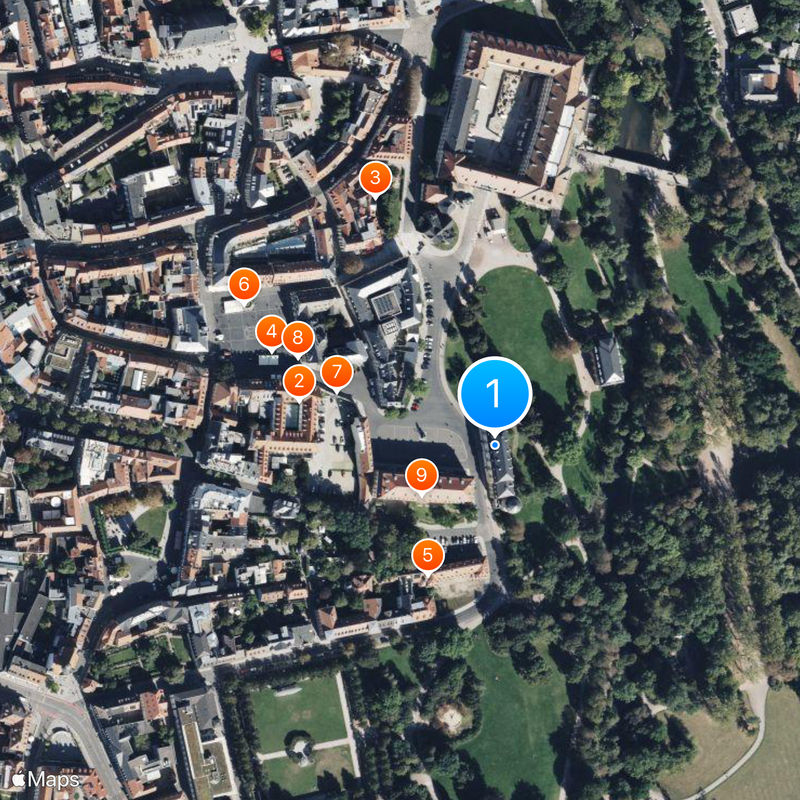 Duchess Anna Amalia Library Map