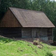 Wooden barn in Pstrążna