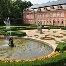 Fountain in the French garden