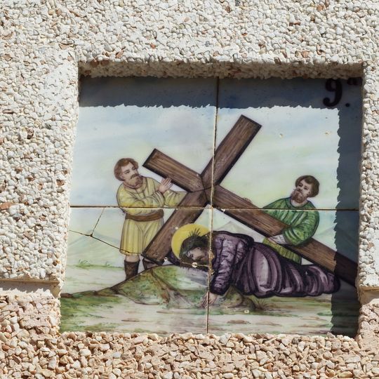 Estación IX del Via Crucis de Benipeixcar