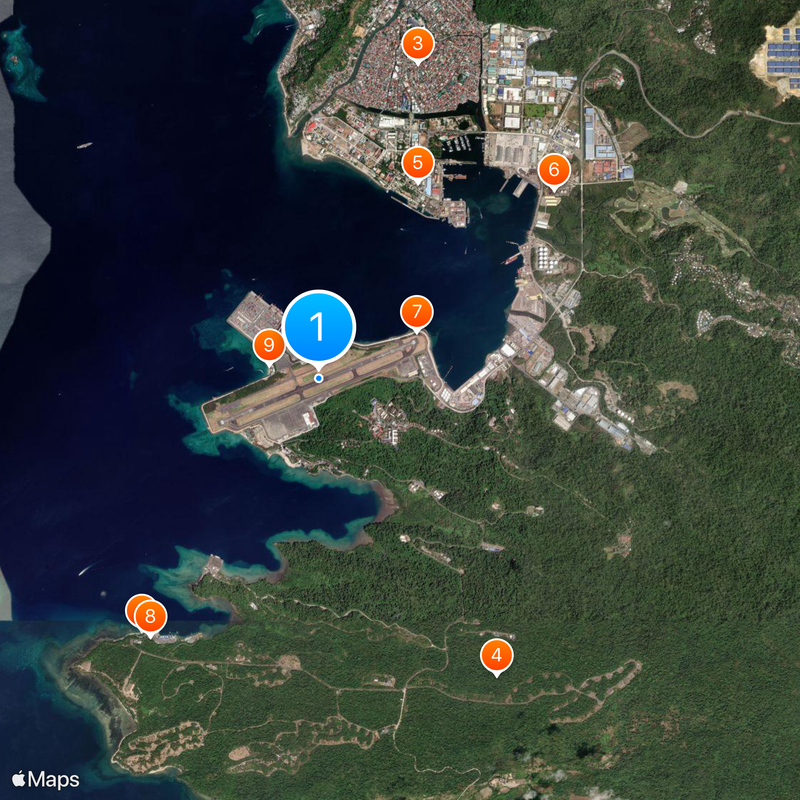 Subic Bay International Airport Map