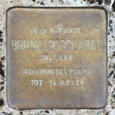 Stolperstein en memoria de Bruno Borchardt