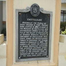 Castillejos historical marker