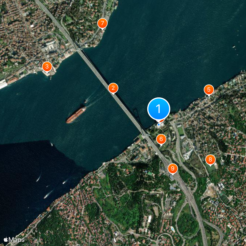 Beylerbeyi Palace Kaart