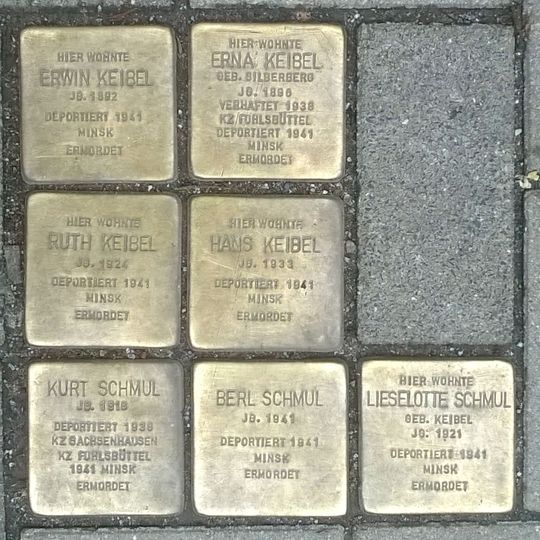Stolperstein en memoria de Hans Keibel