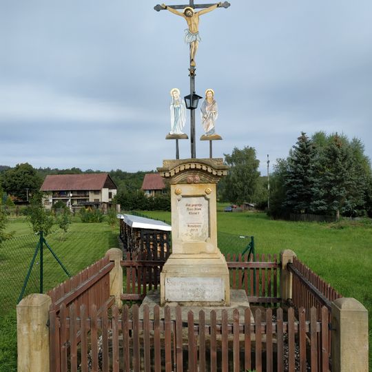 Siluetový kříž v Rybništi