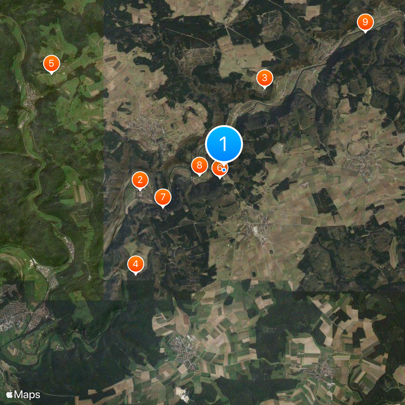 Wildenstein Castle Mapa