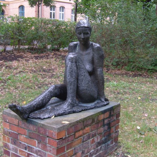 Sitzende Frau von Siegfried Krepp