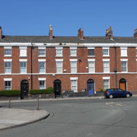 Springvale Terrace including garden walls