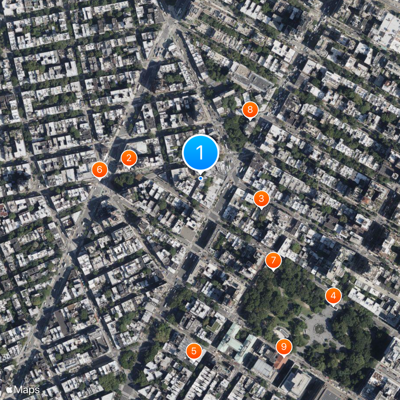 Gay Street Map
