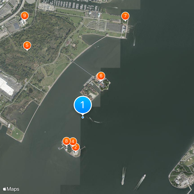 Statue of Liberty National Monument Map