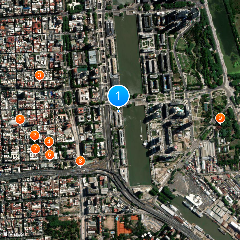 Siga La Vaca Map