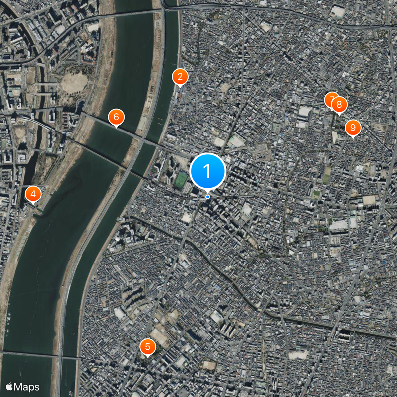 Funabori Station Map