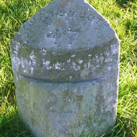 Milestone, Portsmouth Road, Send Marsh, by Barretts Garden Buildings , opp. Milestone Close