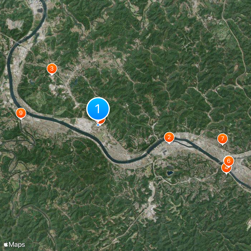 West Virginia State University Map