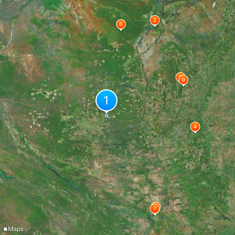 Chaco paraguayo Mapa